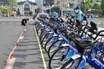 Một điểm cho thuê xe đạp công cộng tại TP Hồ Chí Minh 