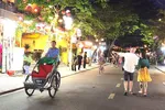 Tuyến đường Phan Châu Trinh (TP Hội An) kể từ 15/5/2023 trở thành tuyến phố dành cho người đi bộ và xe không động cơ. Ảnh: ĐCSVN