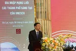Ông Đặng Quang Tú - Chủ tịch UBND TP Đà Lạt, phát biểu tại hội thảo.