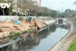 Thời gian qua, TP Hà Nội đã có rất nhiều nỗ lực nâng cao hiệu quả thoát nước và cải thiện chất lượng nước 4 con sông nội đô (Ảnh: Văn Ngân)