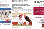Agribank cảnh báo về các trang giả mạo ngân hàng