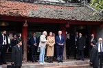 Tổng thống CHLB Đức và Phu nhân tham quan khu di tích lịch sử Văn Miếu - Quốc Tử Giám
