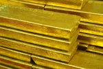 Vàng tại Ngân hàng trung ương Cộng hòa Séc ở Prague. (Ảnh: AFP/TTXVN)