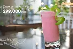 Thưởng thức cocktail mùa hè Strawberry Gin Fizz