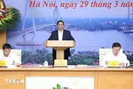 Thủ tướng Phạm Minh Chính chủ trì Phiên họp lần thứ 10 của Ban Chỉ đạo. (Ảnh: Dương Giang/TTXVN)