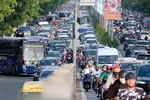 Đường Cộng Hòa vốn là cung đường thường xuyên ùn tắc tại TP.HCM - Ảnh: PHƯƠNG NHI
