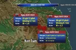Kon Tum nhận kỷ lục 21 trận động đất trong một ngày