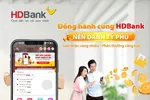 HDBank tặng một lượng vàng SJC cho khách hàng mỗi tháng