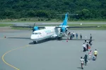Đường bay đến Côn Đảo hiện chỉ còn mỗi VASCO khai thác bằng dòng máy bay ATR72. (Ảnh: PV/Vietnam+) 