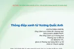Thông điệp xanh từ Vương Quốc Anh
