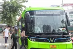 Một tuyến buýt điện tại Hà Nội do Công ty Vinbus vận hành. (Ảnh: Việt Hùng/Vietnam+)