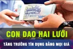 Không thể đẩy tín dụng để đạt mục tiêu tăng trưởng kinh tế