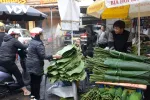 Hà Nội: Chợ lá dong truyền thống tập nập ngày giáp Tết
