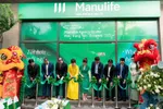 Đại diện lãnh đạo Manulife Việt Nam cắt băng khai trương văn phòng đại lý MAC Hưng Yên - Ecopark.