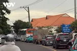 Đường Trần Phú dẫn vào bến phà Vũng Tàu - Cần Giờ tắc nghiêm trọng