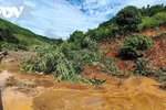Với 80 vị trí sạt lở lớn nhỏ, bùn đất nhão, cây cối đổ ngổn ngang việc khắc phục sụt sạt gặp nhiều khó khăn