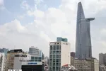 Tháp tài chính Bitexco ở Thành phố Hồ Chí Minh. (Ảnh: Hứa Chung/TTXVN) 