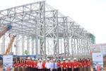 Lễ cất nóc dự án hangar kỹ thuật Vietjet tại Long Thành với tổng mức đầu tư lên đến 100 triệu USD