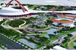 Phối cảnh Khu Liên hợp TDTT Quốc gia Rạch Chiếc. Ảnh minh họa