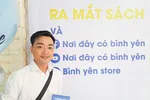 Tác giả Trần Hoàng Việt tại buổi ra mắt sách