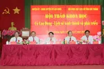 Các đại biểu tham dự Hội thảo khoa học “Cù Lao Dung - Lịch sử hình thành và phát triển”
