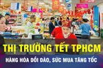 18 GIỜ NGÀY 22-12: TPHCM sôi động thị trường mua sắm cuối năm