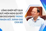 Lồng ghép kết quả thực hiện Nghị quyết 98 trong đánh giá cán bộ