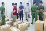 Công an TP Hà Nội kiểm tra hoạt động kinh doanh thuốc, thực phẩm chức năng, mỹ phẩm do KOL quảng cáo. Ảnh: MINH KHANG