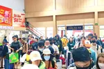 Hành khách đi tàu hỏa cần đến sớm để không bị lỡ chuyến Tết