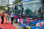 Liên danh Bảo Yến - HTX 28 trúng thầu đảm nhận khai thác 4 tuyến xe buýt trong thời gian 5 năm và bắt đầu đưa vào khai thác từ ngày 1-5-2021. Ảnh: QUỐC HÙNG