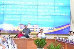 Thủ tướng Phạm Minh Chính phát biểu tại buổi làm việc. Ảnh: VIỆT DŨNG