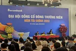 Đại hội cổ đông Sacombank diễn ra sáng 26-4.