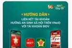 Nhiều ngân hàng hướng dẫn liên kết tài khoản nhận an sinh xã hội trên VNeID