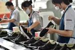 Các doanh nghiệp sử dụng nhiều lao động như dệt may, da giày đang cố xoay trở để sản xuất an toàn giữa dịch bệnh. Ảnh minh họa