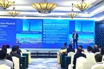 PGS.TS Nguyễn Hữu Huân, Phó Chủ tịch Cơ quan điều hành VIFC-HCMC chia sẻ tại hội nghị. 