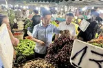 Phó Chủ tịch UBND TPHCM khảo sát nguồn hàng Tết tại chợ đầu mối