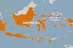 Địa điểm xảy ra động đất tại Indonesia. Ảnh: Al Jazeera