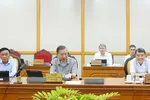 Tổng Bí thư, Chủ tịch nước Tô Lâm, Thủ tướng Lê Minh Hưng, Thường trực Ban Bí thư Trần Cẩm Tú tại cuộc họp