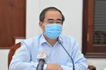 Bí thư Thành ủy TPHCM Nguyễn Thiện Nhân phát biểu chỉ đạo tại buổi họp trực tuyến về công tác phòng chống dịch Covid-19, chiều 20-4-2020. Ảnh: VIỆT DŨNG