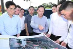 Bí thư Trần Lưu Quang kiểm tra tiến độ xây dựng hạ tầng Khu đô thị mới Thủ Thiêm