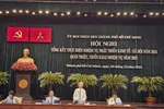 Lãnh đạo UBND TPHCM chủ trì hội nghị