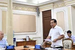Chủ tịch UBND Nguyễn Văn Được phát biểu tại cuộc họp