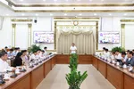Chủ tịch Nguyễn Văn Được phát biểu tại hội nghị