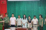 Các đối tượng trong vụ án bị khởi tố. Ảnh: CÔNG AN BẮC NINH