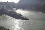 Hồ thủy điện Hương Điền ở thượng nguồn sông Bồ điều tiết xả nước để chủ động ứng phó mưa lớn