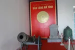 Khẩu súng thần công được trưng bày tại Bảo tàng tỉnh Hà Tĩnh