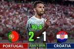 Goncalo Ramos ghi bàn ở phút 90+4 giúp Bồ Đào Nha ấn định chiến thắng 2-1 trước Croatia.