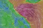 Tâm bão số 4 trên đất liền khu vực Thừa Thiên-Huế đến Quảng Ngãi