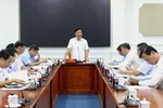 Đồng chí Võ Văn Minh chủ trì cuộc họp