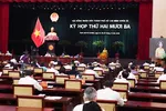 Toàn cảnh phiên khai mạc kỳ họp 23 HĐND TPHCM khóa IX. Ảnh: VIỆT DŨNG